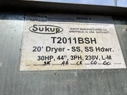 Sukup T20’ Screen Dryer $30,000