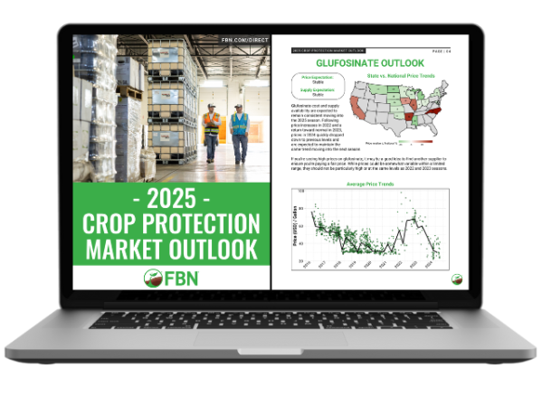 2025 Crop Protection Market Outlook Laptop Graphic