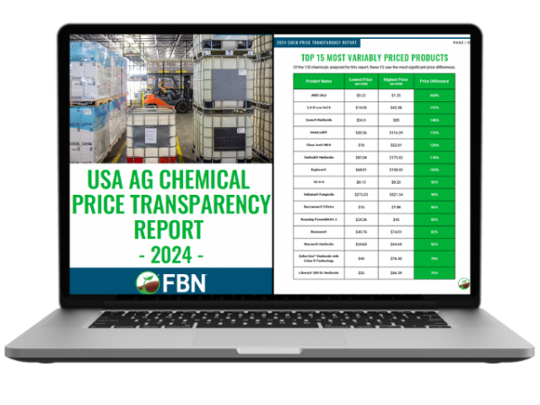 '24 Ag Chem Price Transparency Report Laptop Graphic
